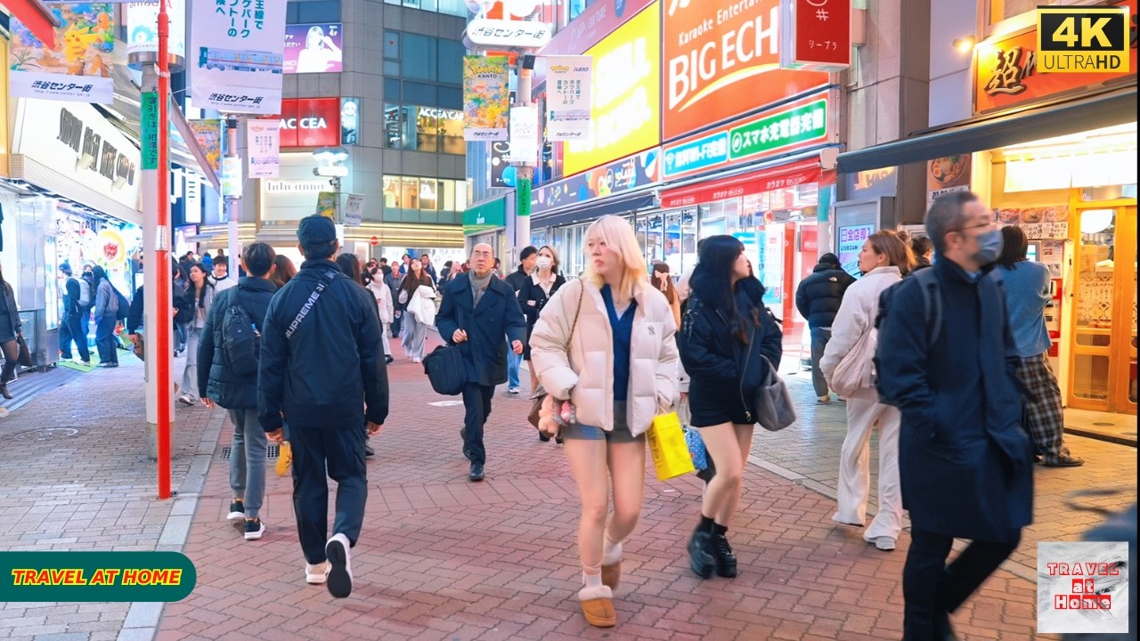 4K HDR Japan travel 2026 | Walk in Shibuya (渋谷) Tokyo Japan | Relaxing Natural City ambience