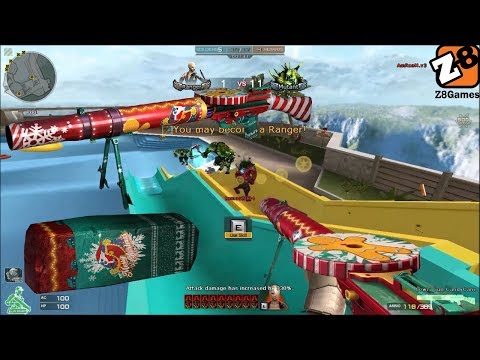 Crossfire NA 2.0 : Lewis Gun Candy Cane  Xmas - Hero Mode X - Zombie V4