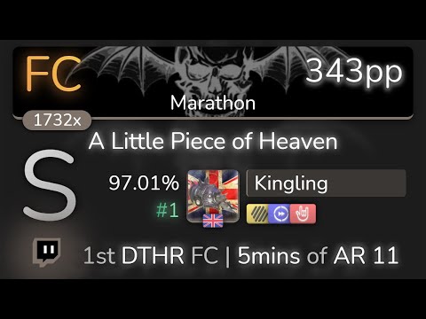 [Live] Kingling | Avenged Sevenfold - A Little Piece of Heaven [Marathon] 1st +HDDTHR FC 97.01% {#1}