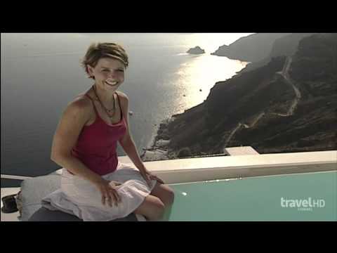 Sam Brown in Santorini Poolside!