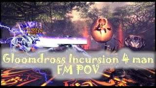 [Blade and Soul NA] Gloomdross Incursion (4 man mode) full run [FM POV]