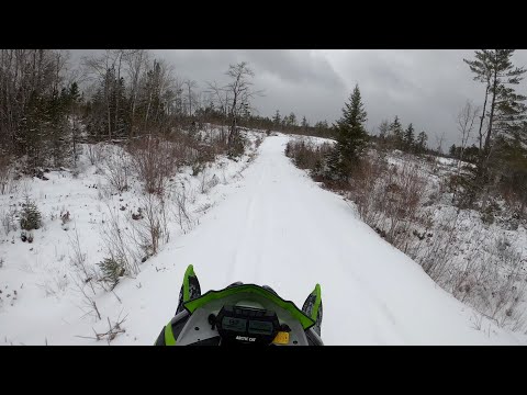2019 M8000 Hardcore With Npp Exhaust on Tight Trails Arctic Cat Ctec 2 800