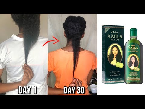 Shocking results! I left Amla Oil on my 4b/4c hair  for a Month and these are the results