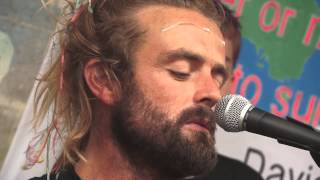 Xavier Rudd live at Don&#39;s Party, Doubtful Creek CSG blockade, 16 Feb 2013