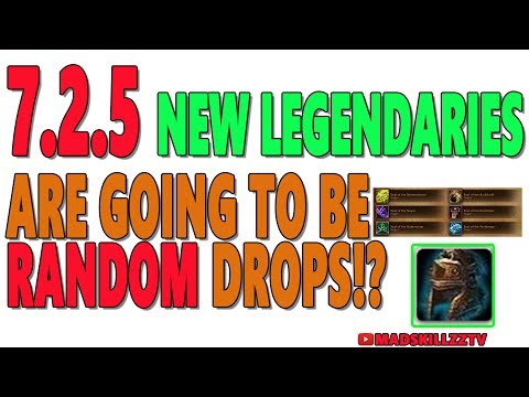 7.2.5 NEW LEGENDARIES ARE RANDOM DROPS (Confirmed)!?