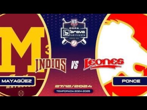 Indios de Mayaguez vs Leones de Ponce