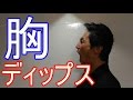 【トレ動画】ディップス【おっぱい】