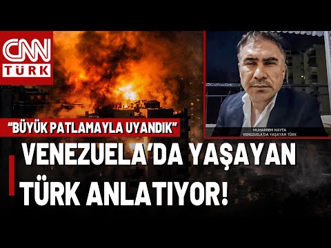 Major Attack in Venezuela: Muharrem Hayta, a Turkish citizen living there, recounted the moment o...