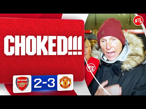 CHOKED!!! (Lee Judges) | Arsenal 2-3 Manchester United