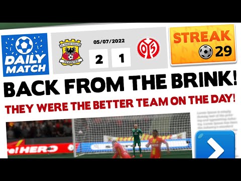 29/100 Streak - Score! Hero 2022 - Go Ahead Eagles Vs. Fsv Mainz 05