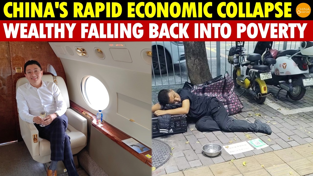 China's Rapid Economic Collapse! Rich Citizens Falling into Poverty in Unimaginable Numbers