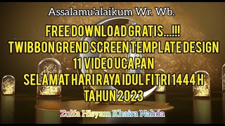 Download lagu 11 Video Free Download Twibbon Template Green Screen Ucapan Selamat Hari Raya Idul Fitri 1444 H 2023 mp3