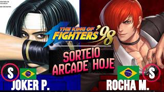 🔥- Desafio - JOKER PERUANO🆚 ROCHA MIRANDA -KOF98-   ( SORTEIO CONTROLE ARCADE )
