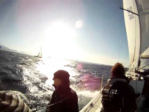 Elan 350 full speed downwind