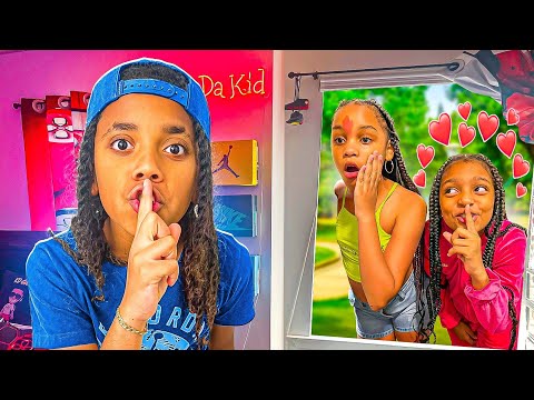 BOY SNEAKS CRUSH IN THE HOUSE TO HAVE A POOL PARTY🤭🥰 (FULL MOVIE)