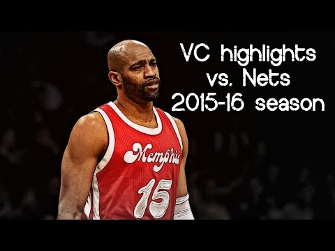 Vince Carter 11 pts, 3 reb & 2 ast @ Nets (NBA RS 2015/2016) - AWESOME Dunks!