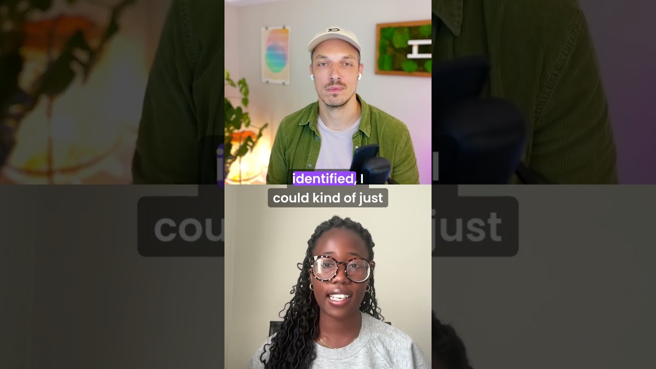 Thumbnail for video: I found myself "making up" details about someone like "Fred."