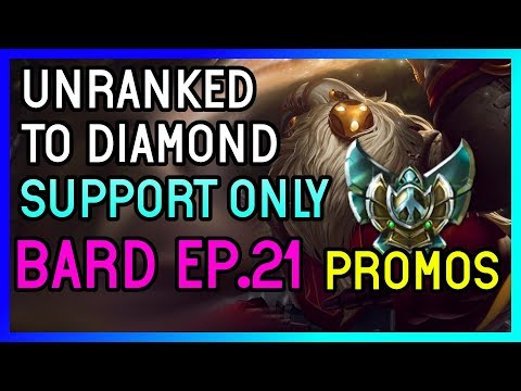 PLAT PROMOS 1-1 BARD SUPPORT - Unranked to Diamond SUPPORT ONLY  - Ep. 21 League of Legends