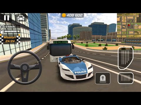 Police Drift Car Driving - Sport Police Car Sim - Missions 20 to 24 Completed - Android Gameplay
