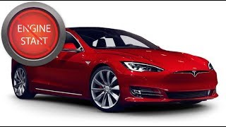 Open and Start Tesla Model S with a dead key fob battery.