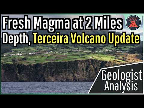 Azores Terceira Volcano Update; Fresh Magma at 2 Miles Depth, Alert Level Raised