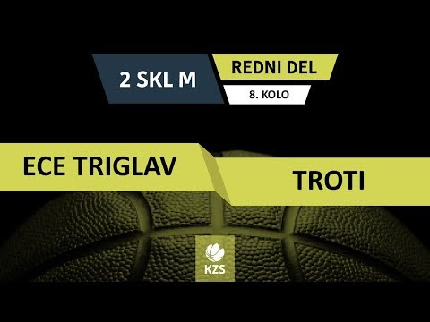 ECE Triglav Kranj : Troti - 8. kolo - 2. SKL za moške - Sezona 2018/19