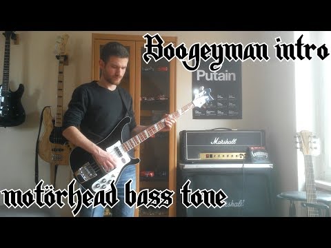Motörhead bass tone - Boogeyman intro (tab in description)