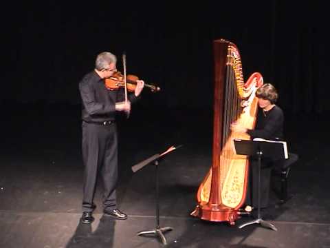Caprice de Locatelli avec Christophe Boulier (violon) et Isabelle Marie (harpe)