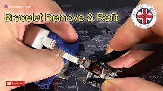 Remove and Refit a Watch Bracelet | Tudor GMT | Rolex Submariner | Omega Speedmaster | Planet Ocean