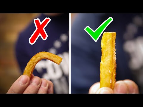 The Secret To Getting SUPER Crispy Fries | Triple cooked chips