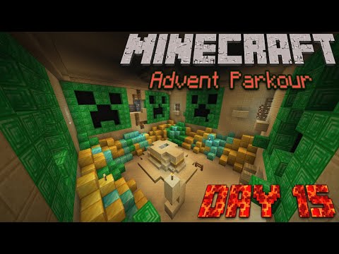 Temple of the Creeper - Minecraft: Advent Parkour Map - (Day 15)