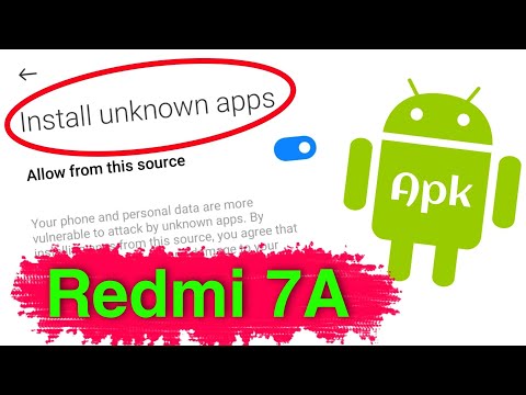 How to Enable Unknown Sources in Redmi 7A | Redmi 7A Unknown Sources Setting