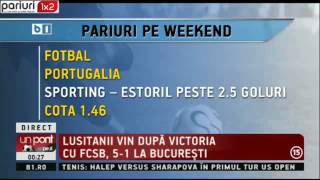 UPZ: In weekend mizam pe aceste 12 pariuri!
