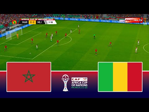 🔴MOROCCO vs MALI - Africa Cup of Nations 2025 Match | Pes 21 Gameplay