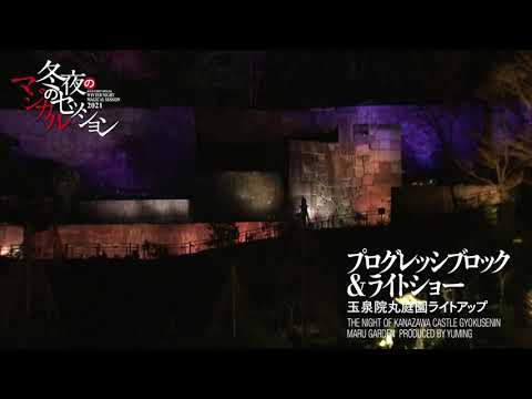 プログレッシブロック＆ライトショー　玉泉院丸庭園ライトアップ