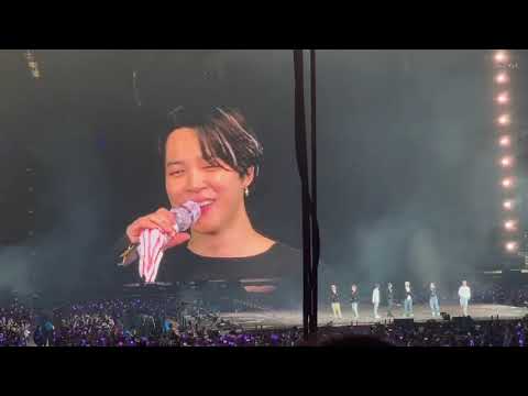 JIMIN'S HEARTWARMING ENDING SPEECH AT 211128 PTD ON STAGE LA DAY 2 [HD]