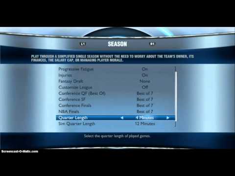 NBA 2K14 MyGM #1 Changing The Settings!