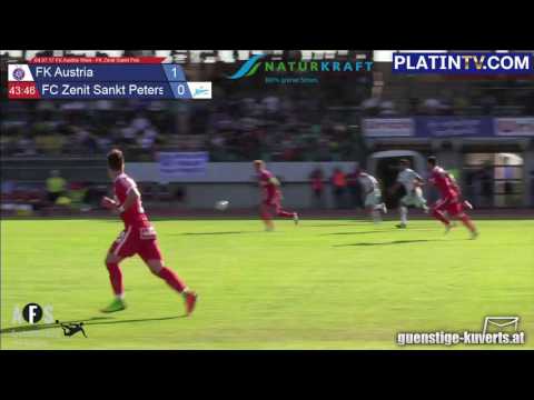 04.07.17 FK Austria Wien - FK Zenit Sankt Petersburg - Highlight  (1. HZ / 43:57) am 04.07.2017 18:4