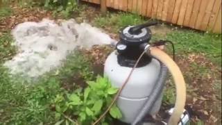 How to vacuum and remove dead algae from the bottom of your pool