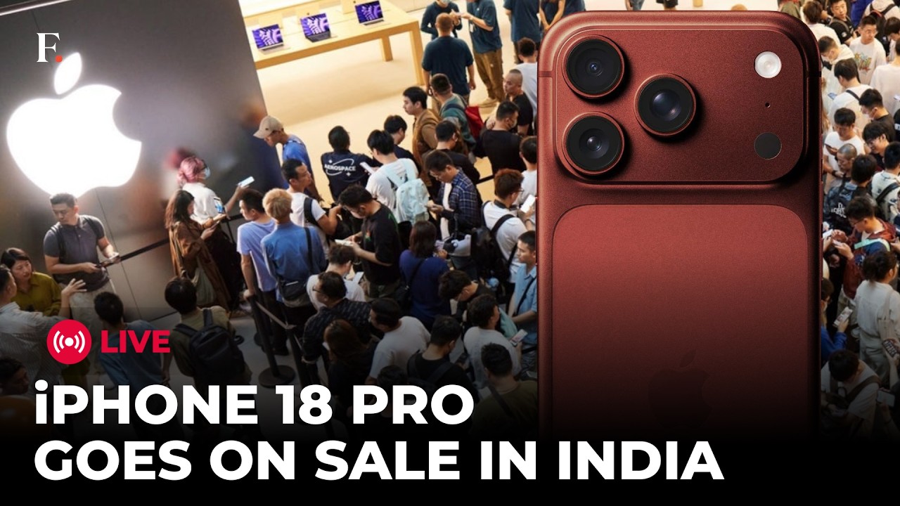 iPhone 18 Pro Goes On Sale In India | Huge Crowds Line Up At Apple Stores | LIVE