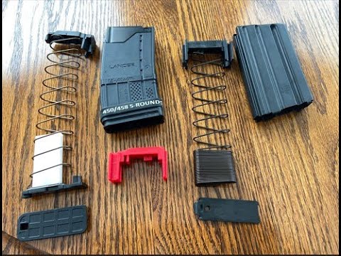 OldGuyDIY Best 450 Bushmaster 5 Round Magazine Duramag Steel Not GLFA Lancer Polymer .450 AR-15 Mag