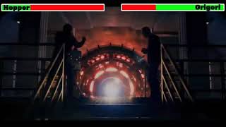 Hopper vs. Grigori with healthbars