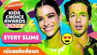 Every Time Someone Got SLIMED at the KCAs ft. Charlie Puth, MrBeast & More! 💚 | KCAs 2022