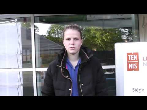 Tennis- Normandie - Finale Séniors filles -I T V Aloise Dorey ( Urville )