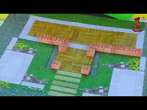 泥瓦匠建築別墅 泥瓦匠蓋房子兒童玩具DIY別墅仿真水泥磚屋建築入門手工搭建造(影片必看)