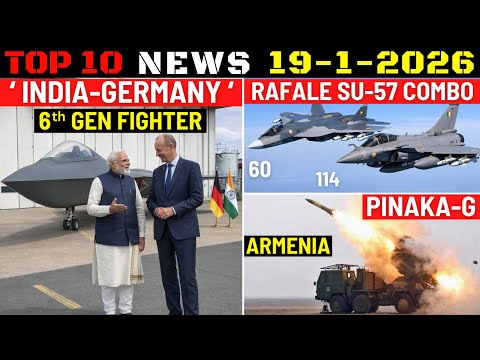 Indian Defence Updates : India Germany 6th Gen Fighter,174 Rafale Su-57 Combo,Guided Pinaka Armenia