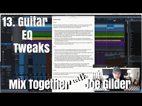 Mix Together | "Fool's Gold" by Sunday Muse | Guitar EQ Tweaks [13]