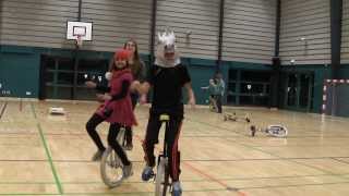 preview picture of video 'God jul fra Stenlille-if unicyklister 2013'