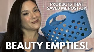 February’s Beauty Empties: Everything I’ve Emptied while on Bedrest with two Broken Legs!