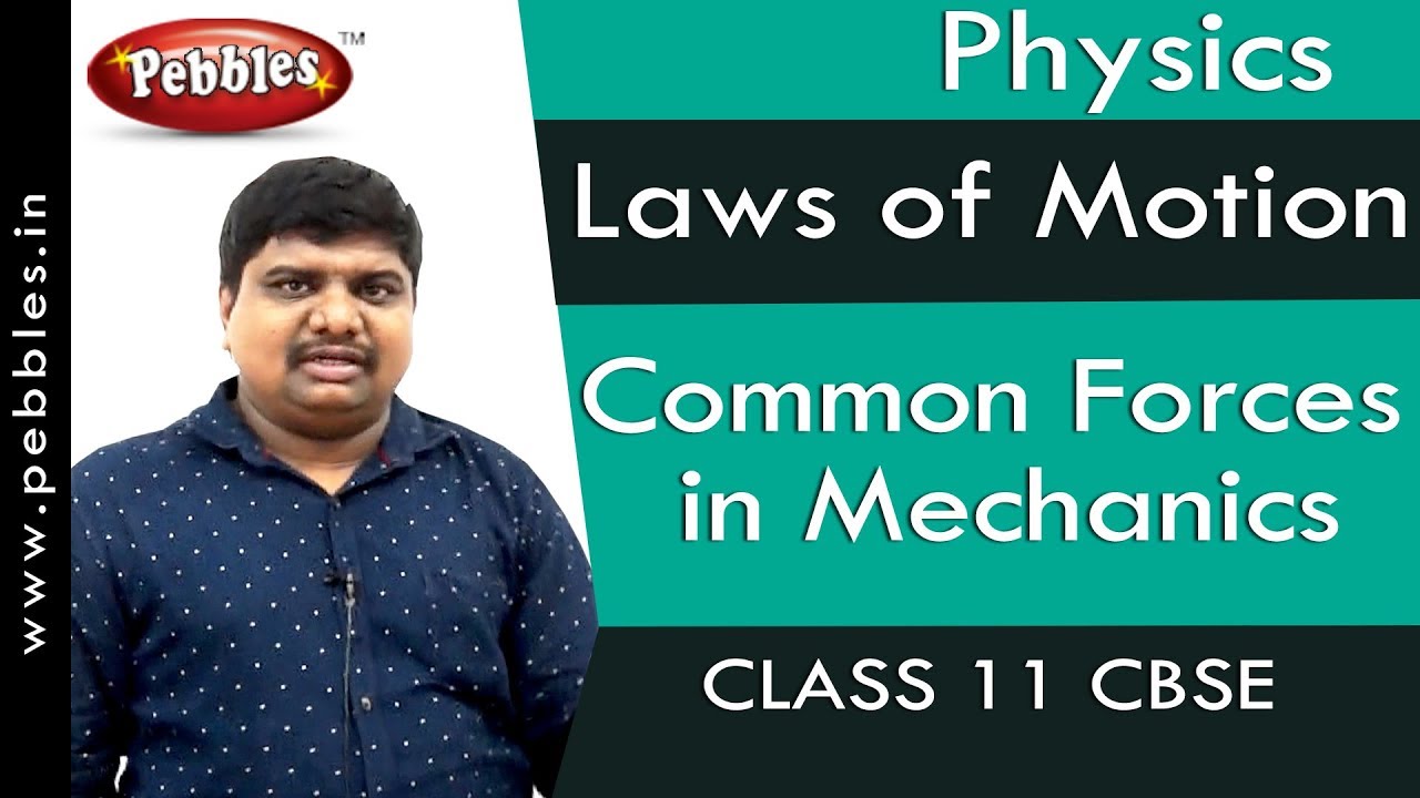 Common Forces in Mechanics : Laws of Motion | Physics | Class 11 | CBSE